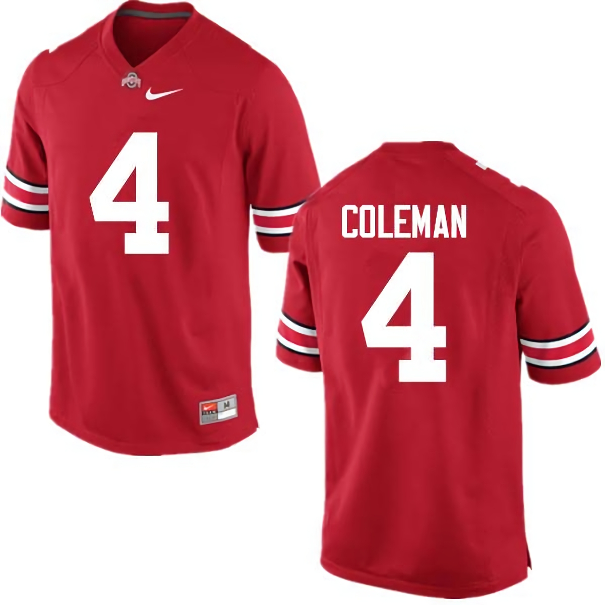 Kurt Coleman Ohio State Buckeyes Men's NCAA #4 Nike Red College Stitched Football Jersey VXC4656ZP